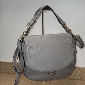 Kate spade guc genuine leather two-way bag with silver hardware